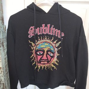 Sublime cropped hoodie